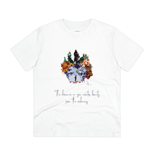 Eco-friendly unisex tee: "The dreamer in you'", organic fashion choice