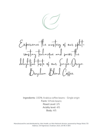 "The dreamer in you" Brazilian blend coffee, 4oz