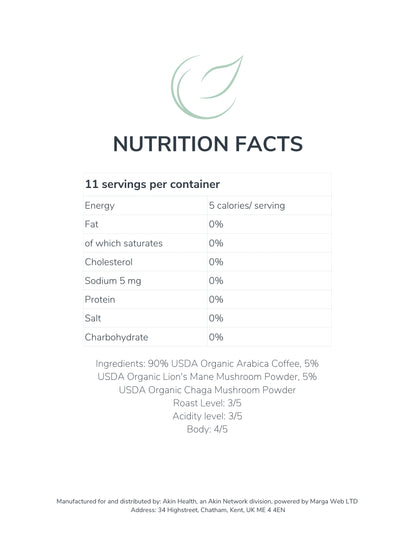 "The dreamer in you" mushroom coffee fusion, 4oz