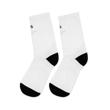 "The dreamer in you" recycled poly socks: sustainable and comfortable