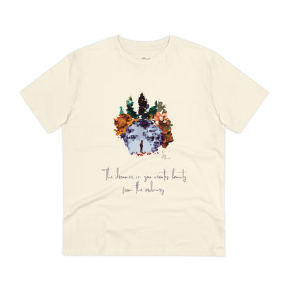 Eco-friendly unisex tee: "The dreamer in you'", organic fashion choice