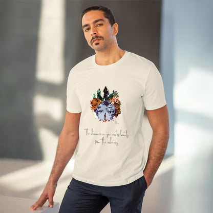 Eco-friendly unisex tee: "The dreamer in you'", organic fashion choice