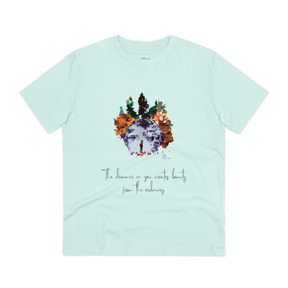 Eco-friendly unisex tee: "The dreamer in you'", organic fashion choice