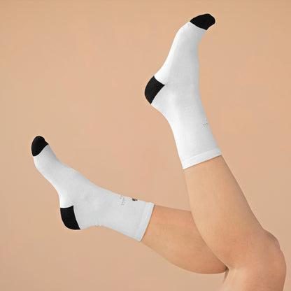 "The dreamer in you" recycled poly socks: sustainable and comfortable