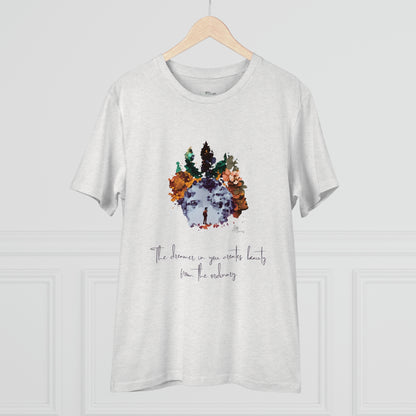 Eco-friendly unisex tee: "The dreamer in you'", organic fashion choice