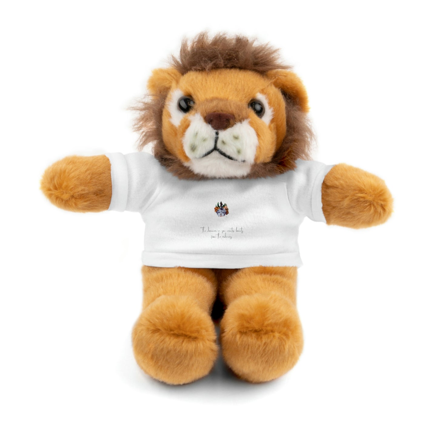 Stuffed baby animals with "The dreamer in you" tee