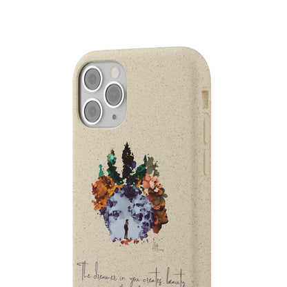 Biodegradable cases: "The dreamer in you" eco-friendly and sustainable