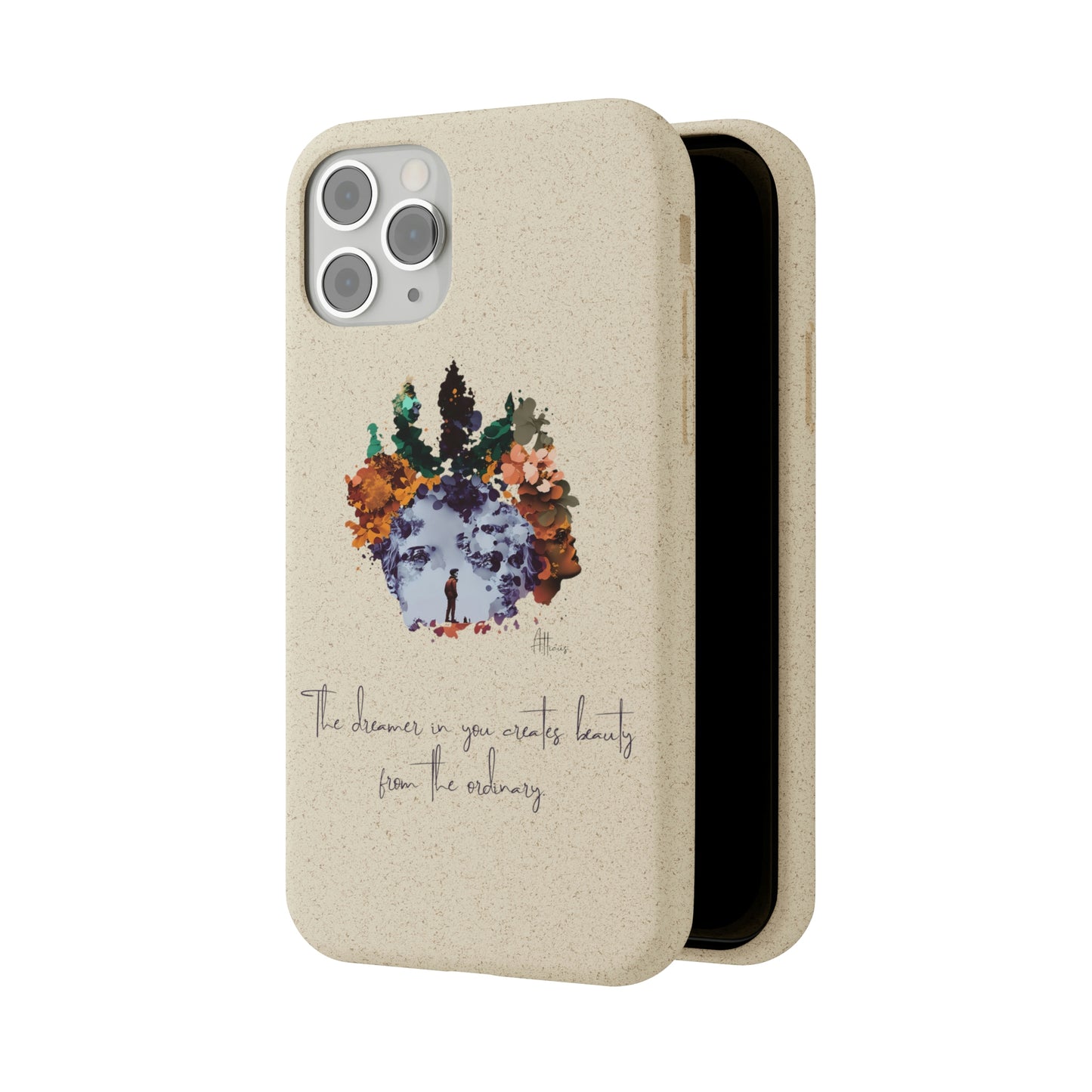 Biodegradable cases: "The dreamer in you" eco-friendly and sustainable