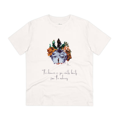 Eco-friendly unisex tee: "The dreamer in you'", organic fashion choice