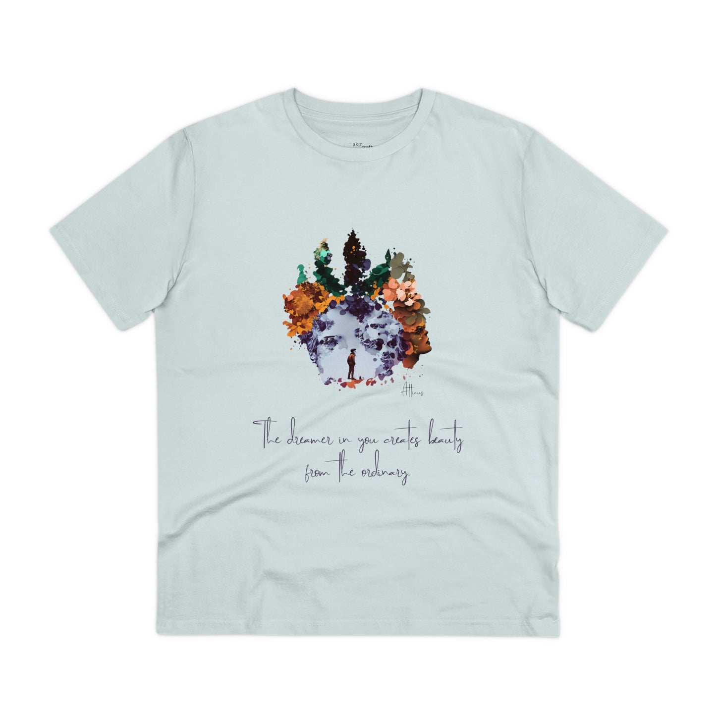 Eco-friendly unisex tee: "The dreamer in you'", organic fashion choice