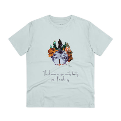 Eco-friendly unisex tee: "The dreamer in you'", organic fashion choice