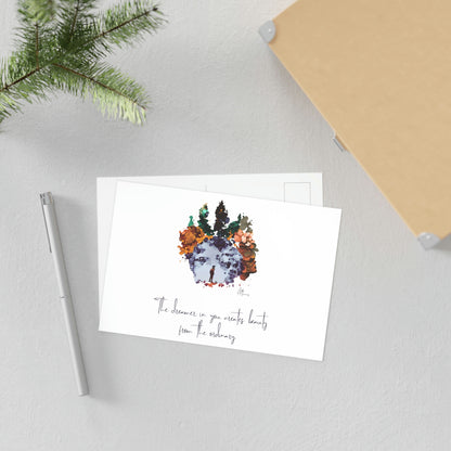 "The dreamer in you" collection of fine art postcards