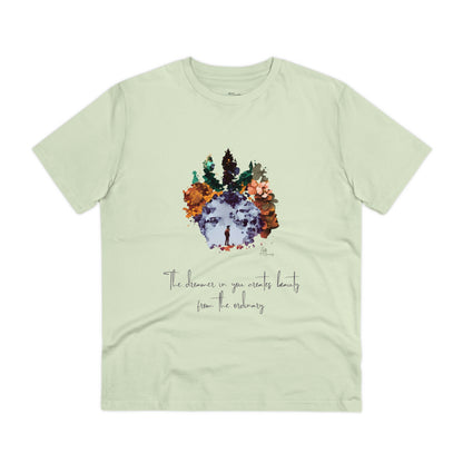Eco-friendly unisex tee: "The dreamer in you'", organic fashion choice