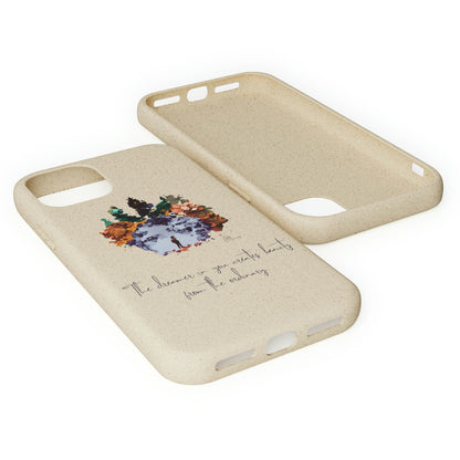 Biodegradable cases: "The dreamer in you" eco-friendly and sustainable